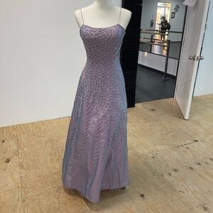 Elegant Lavender Evening Gown